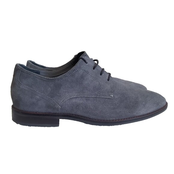 COLE HAAN GRAND 360 AEROCRAFT LACE UP SUEDE DRESS SHOES C29813 GRAY MEN SZ 10.5M main image 7